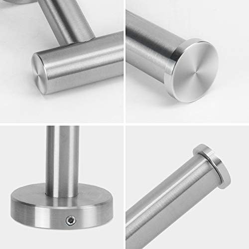 NearMoon Premium Stainless Steel Bath Holder 6-Inch Wall-Mounted Brushed Nickel