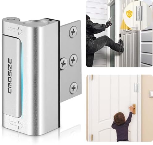 Crosize Secure Door Lock - Durable with 800 lbs Impact Resistance for Home Entry