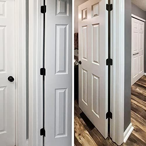 30-Piece Black Door Hinges with 58 Radius