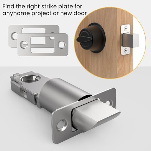 Round Corner Door Strike Plate 201 Stainless Steel Fix Door Issues