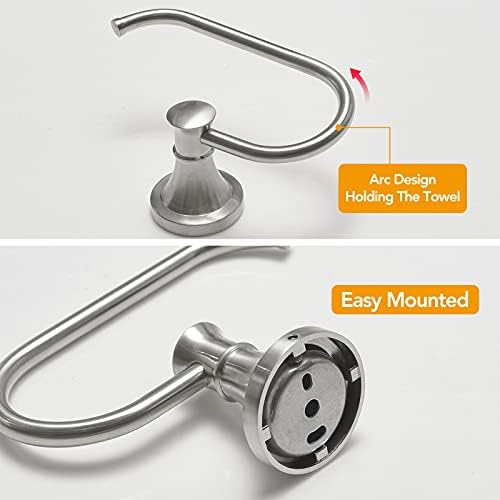 Stainless Steel Toilet Paper Holder Brushed Nickel Rust-Free