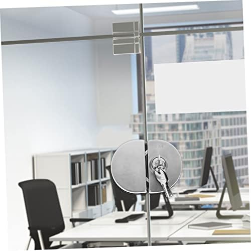 HOMSFOU Compact Weatherproof Surge Protection Lock Pin Bolts for Half-Round Double Door Locks and Cabinets