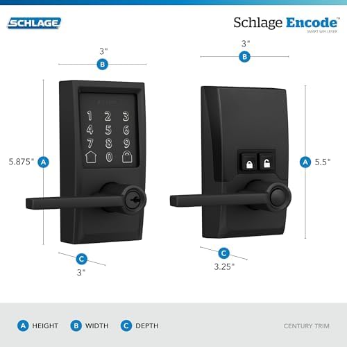 SCHLAGEEncode Century Wi-Fi Door Lock