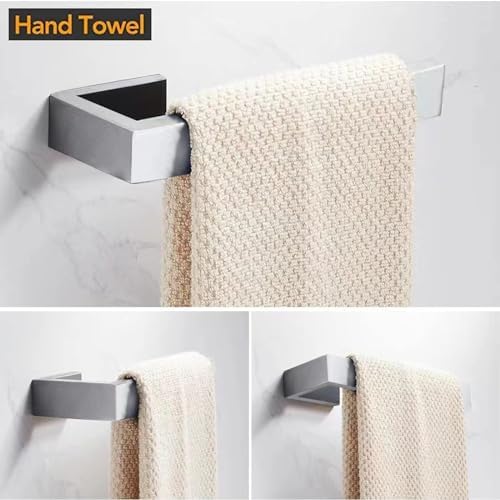 Modern stainless steel towel holder