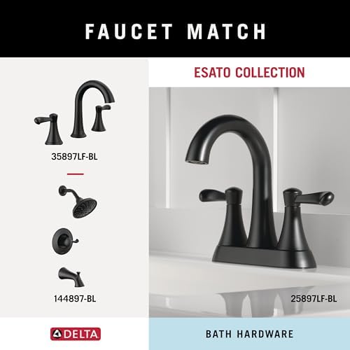 Delta Matte Black Towel Ring