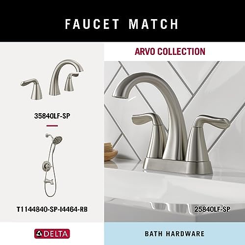 Delta Arvo SpotShield Square Towel Ring 1-Pack