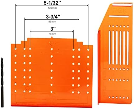Cabinet Door Drawer Drill Template