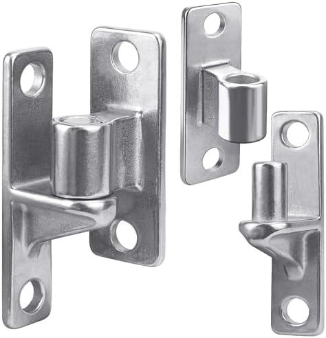 auxificantlyW Concealed Hinge Set Heavy Duty 304 stainless steel Perfect for Farm Gates and Outdoors