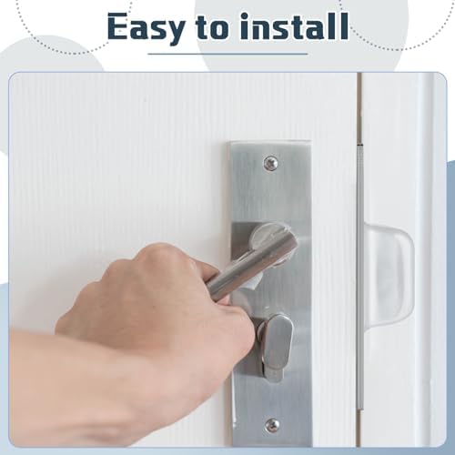 4-Piece mortise lock strike plate set for home security