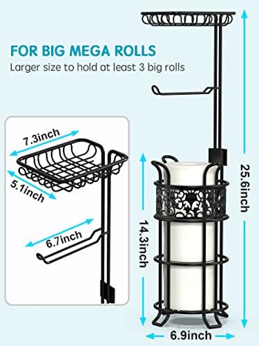 Jumbo Toilet Paper Holder Dispenser