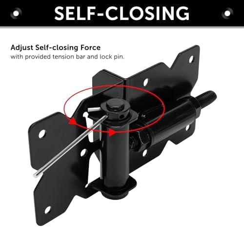 Adjustable Self-Closing Gate Hinges