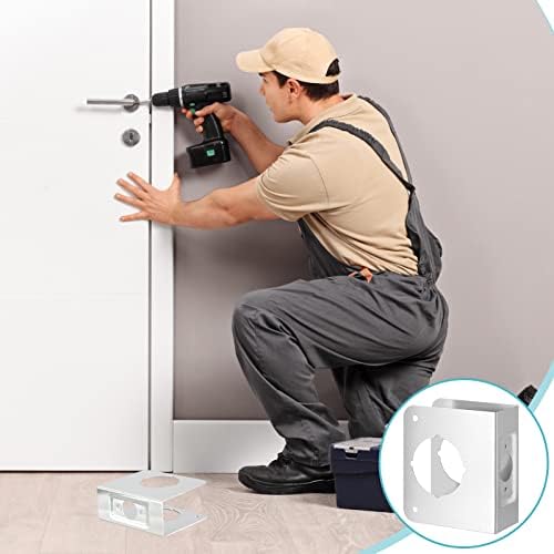 Lock Door Reinforcement Plate Set for Home Security