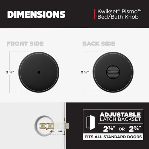 Kwikset Pismo Door Knob with Privacy