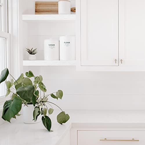 QEEIG White Bathroom Floating Storage Shelf