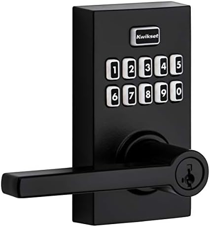 Kwikset SmartCode 917 Smart Entry Keypad for Door Locks Matte Black