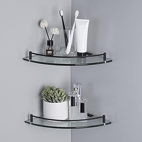 KES Tempered Glass Corner Shelf