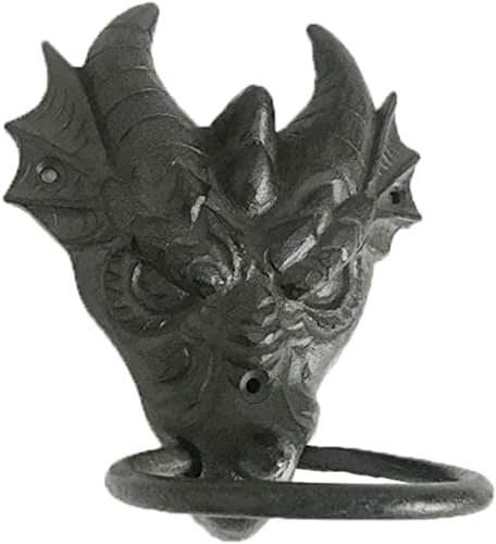 Front Door Door Knocker - Vintage Dragon Head Door Decor
