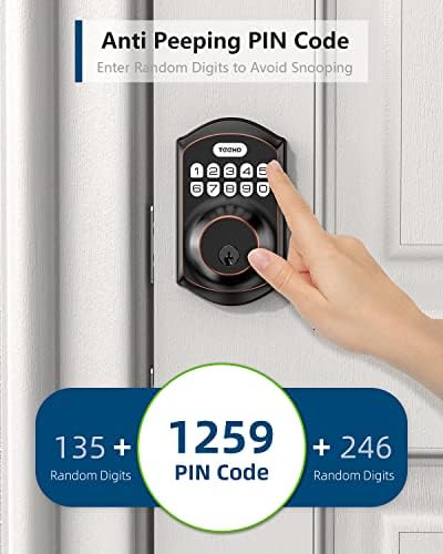 Smart Keyless Entry Door Lock with Keypad for Home Security