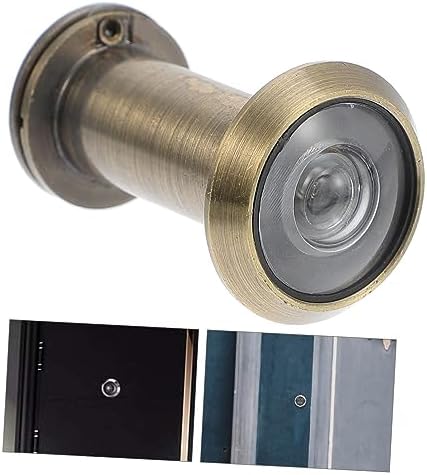 Angoily Door Peephole Alarm Chime Door Lock Sensor with 360-Degree Privacy Backup Camera