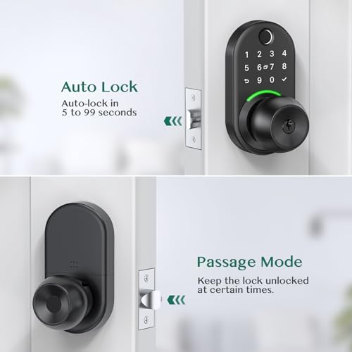 Yamiry Smart Door Lock with Knob