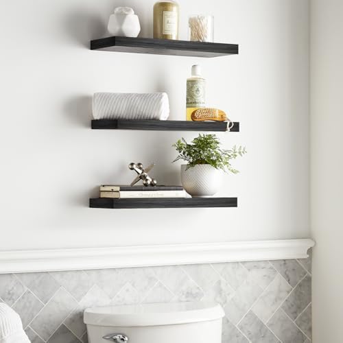 Rustic Floating Shelves for Home Decor and Storage