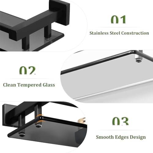 Alise Small Bathroom Wall Shelf