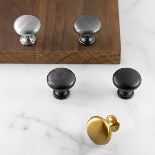 10-Piece Matte Black Cabinet Knobs