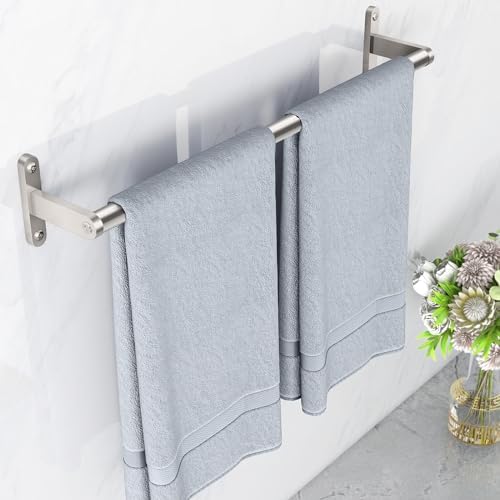 Modern 24-Inch Stainless Steel Bath Towel Bar
