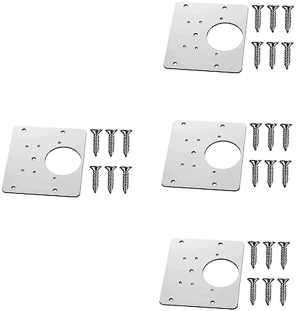 Sturdy Metal Hinge Repair Kit for Furniture
