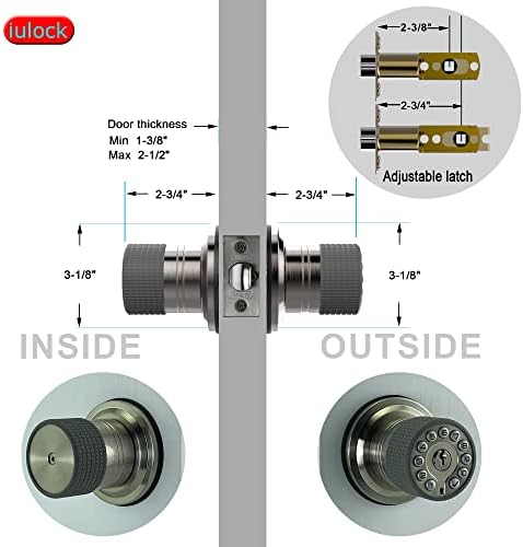 Fast Scraping Smart Door Lock with Keypad and Key