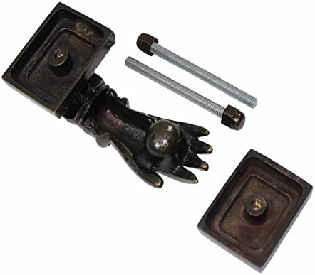 Sturdy Front Door Knockers with antique brass finish elegant and durable for home entrances