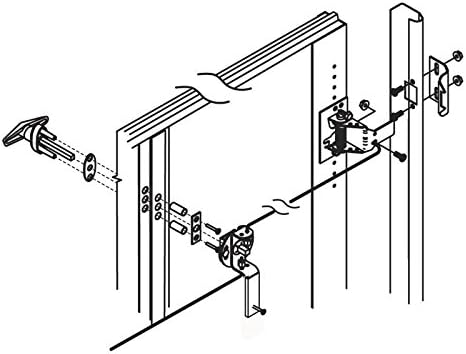 Universal garage door lock kit