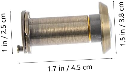 Angoily Door Peephole Alarm Chime Door Lock Sensor with 360-Degree Privacy Backup Camera