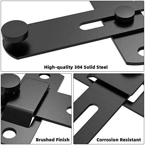 180 Degree Flip Barn Door Lock for Privacy and Safety