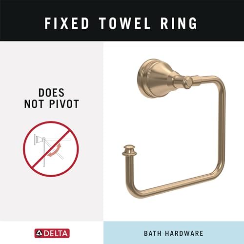 Delta Mylan Premium 4-Pack Bathroom Set 18 Towel Bar Champagne Bronze