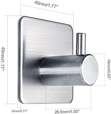 Adhesive Hooks 4-Pack