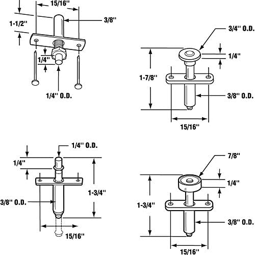 Quick-Replace Bi-Fold Door Hardware Kit