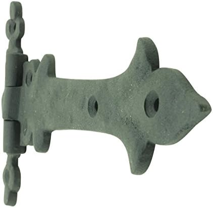 Black Wrought Iron Door Hinges w 7-in Capacity