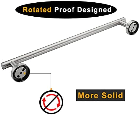 Experience the elegance of Nolimas Brushed Nickel Stainless Steel Towel Bar