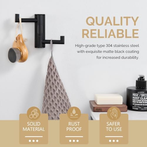 Angle Simple Swivel Towel Hook