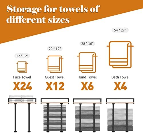 Space-Saving Towel Rack