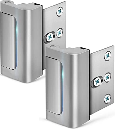 Home Security Door Lock - 2-Piece Childproof Door Reinforcement Lock System