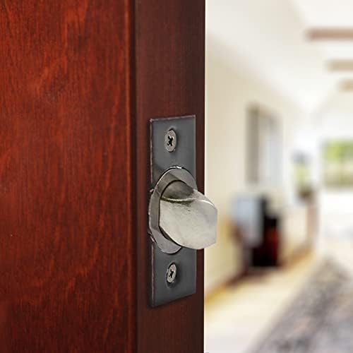 Design House 6-Way Replacement Square Spindle Entry Door Latch SATIN Nickel with 5-Year Warranty