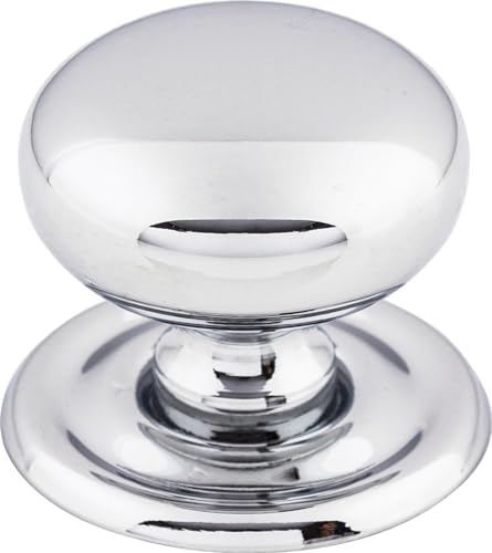 Top Knobs M1316 Victoria Knob wBack Plate - Polished Nickel