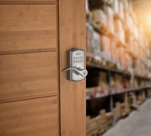 Kwikset SmartCode 955 Keypad Secure Door Entry System with 3-Year Battery Life and High Traffic Durability