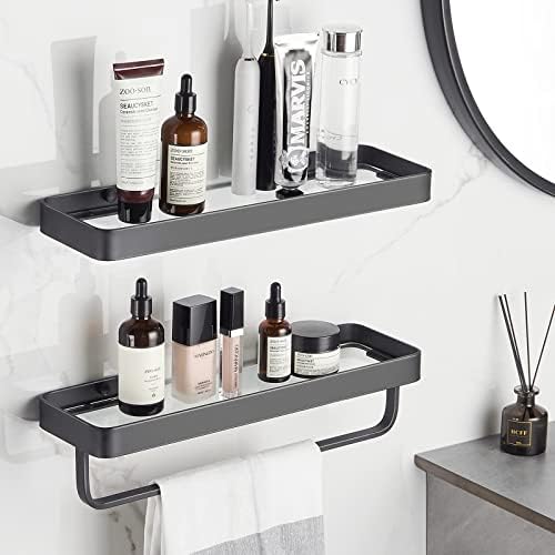VOLPONE Modern Tempered Glass Vanity Shelf