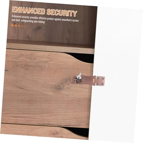 Pool Gate Latch - Heavy Duty Padlock with Hidden Screwainless Steel Door Lock for sheds cabinets Barn Doors