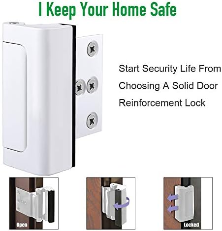 Top Front Door Lock for Security with 800 lbs Kids Safety