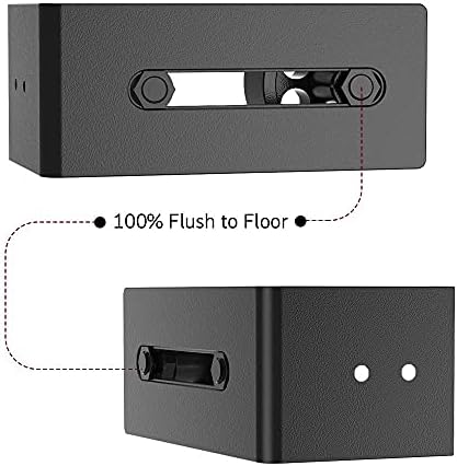 SKYSEN 2PK Barn Door Floor Guide Wall Mount Stay Roller
