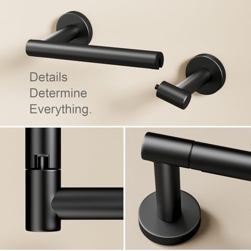 POKIM Black Toilet Paper Holder